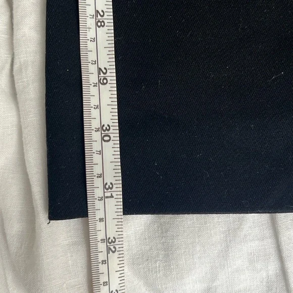 LOFT Black Boot Cut Pants with Wide Waistband and Flared Legs - Picture 7 of 7